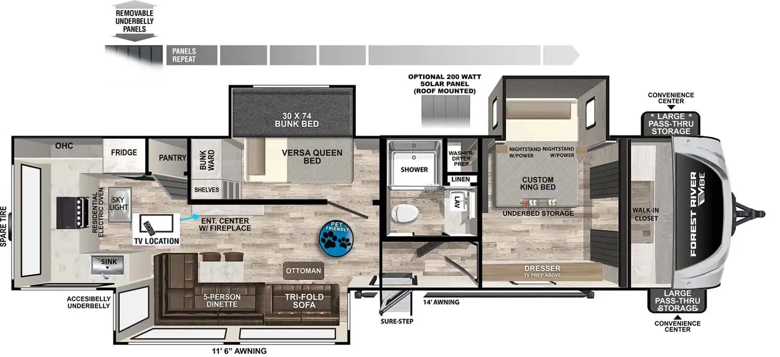 3400SB Floorplan Image